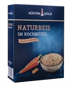 Küstengold Naturreis im Kochbeutel