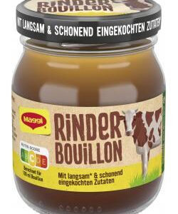 Maggi Rinder Bouillon, schonend eingekochte Rinderbrühe im